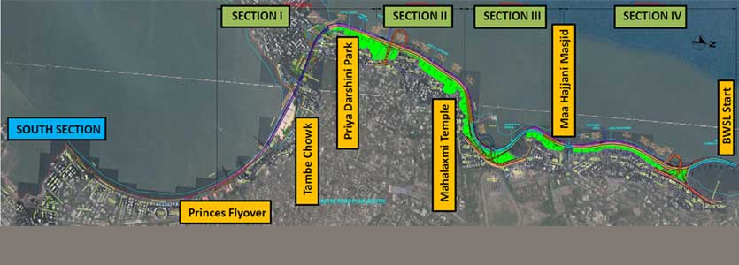 Coastal Road Mumbai Plan Map Coastalroad - Mybmc - Welcome To Bmc's Website